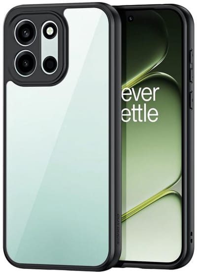 Telestore - Telefoonhoesje geschikt voor de OnePlus Nord 6 5G - transparante back cover hoesje back case - Armor hybrid TPU hoesje - Hard siliconen