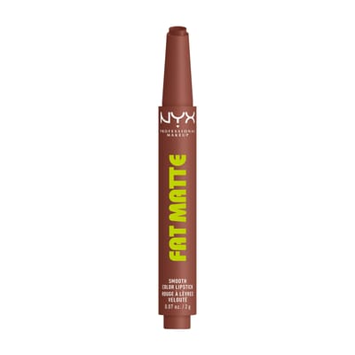 NYX Professional Make Up Fat Matte Lipstick - Comfortabele matte finish - Niet-uitdrogend gevoel - Toasty Taupe - 3.5g