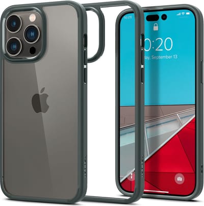 Spigen Ultra Hybrid Apple iPhone 14 Pro Max Hoesje Groen