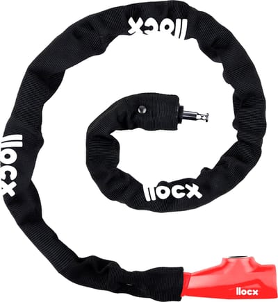 LLOCX® Kettingslot Fiets 1 Meter – Ø6mm - Roestvrij Gelegeerd Staal – Fietsslot - Kabelslot – Inclusief 2 Sleutels – Voor Fiets, E-bike, Scooter & Motor