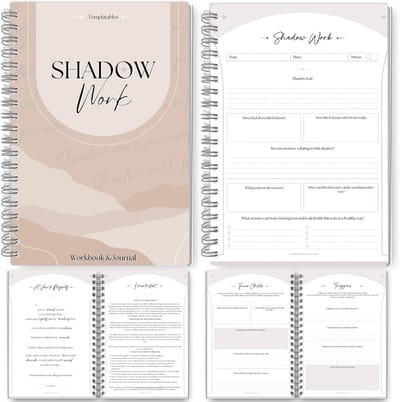 Shadow Work Journal voor Zelfontdekking | Geleide Therapie en Mindfulness Oefeningen