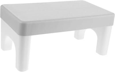 Toilet Kruk - Voetenbankje Poepen - Comfortabel Zitten - Antislip Onderkant - 36.5x20.5x17cm - Diverse Kleuren