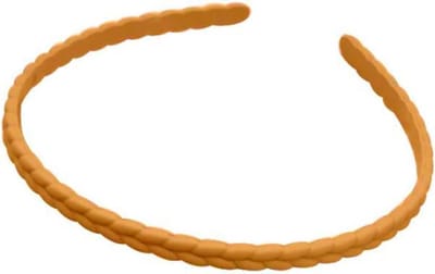 Haarband / Diadeem | Vlecht | Oker | Kunststof | Fashion Favorite