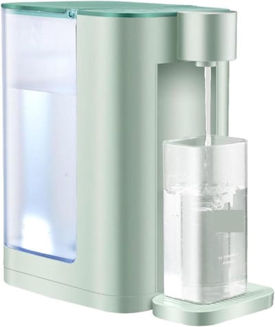 Heetwaterdispenser - Direct warm water apparaat - Snel water verwarmen - 5 temperatuurinstellingen - 3L - Groen