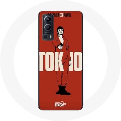 Coque - La casa de papel - Vivo Y72 - Souple - Rouge - Protection rouge