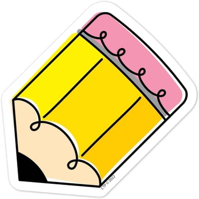 20 Stuks Potloodvormige Papieren Servetten voor Schoolstart Decoraties en Feestbenodigdheden voor Leraren en Kleuterscholen (Geel)