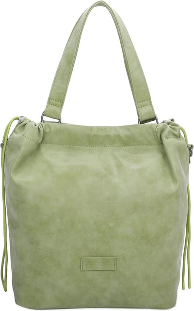 Fritzi aus Preußen Schoudertas Poppie02 Vintage Tote Bag Green Lichtgroen