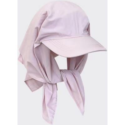 Nieuwe Hoofddoek Hoed Band Nekbescherming Zonwering Vizier Buiten Kampeerstijl Pet white