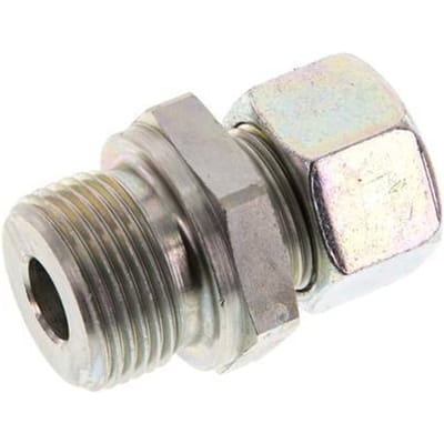 G 3/4'' Buitendraad x 15L Verzinkt Stalen Rechte Snijring Koppeling 315 Bar DIN 2353