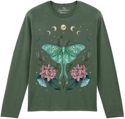 Vlinder Luna And Rhododendron The Coloured House Longsleeve T-shirt XXL
