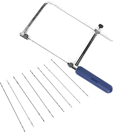 Set van 8 U-vormige zaagbladen van 4 inch voor houtbewerking, sieraden en modelbouw - ideaal voor metaal en acryl