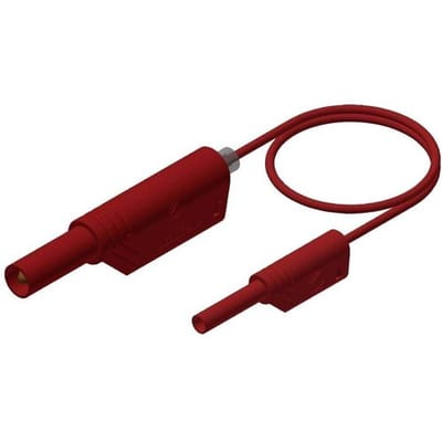 Hirschmann Test & Measurement MAL S WS 2-4 100/1 Veiligheidsmeetsnoer Banaanstekker 4 mm Banaanstekker 2 mm 1.00 m Rood 1 stuk(s)