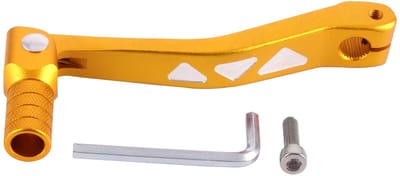 Jhubersproducts - Universele Motorfiets Versnelling - Vouwbare Shift Lever - Goud - Lichtgewicht Aluminium - Geschikt voor Dirt Bikes en ATV's - Ideaa