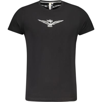 Accademia Militare Zwart Katoenen Heren T-Shirt