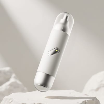 Mannen Neushaarschaar - Elektrisch Neus- en Oorhaar Trimmer - Mini Draagbaar - Met Lichtje - Waterbestendig - 2-in-1 Functie - Zachte en Veilige Trimmen