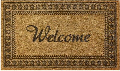 MD Entree - Deurmat - Kokosmat - Finesse - Flower Border - 45 x 75 cm