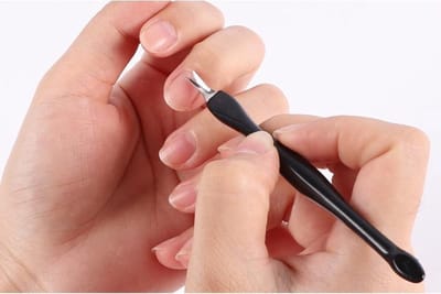*** Nagelriem Verzorging - Nagelriem Mesje - Nagelriem vorkje - Zwart - van Heble® ***