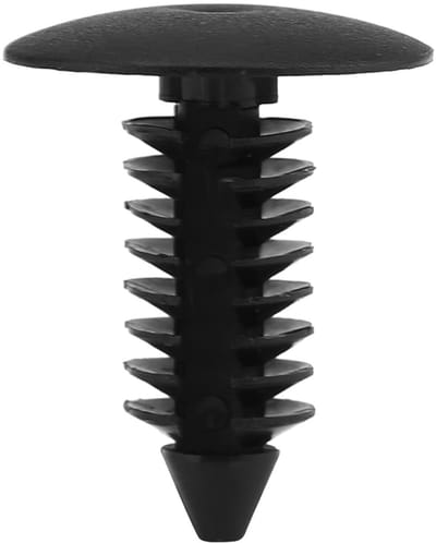 Dailygoods- Rivets 100 Stuks - Universele Drukknoppen - Nylon - Zwart - Voor Auto - Hoogwaardige Materialen - Bevestigingsclips
