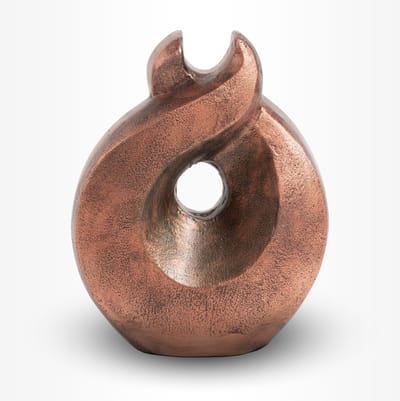 Urn Balans Groot 1,1 liter Koperkleurig Bruin - Urn voor Menselijke As - Crematie Urn voor As Volwassenen - Dieren Urn voor As Crematie - Urn Hond - Urn Kat
