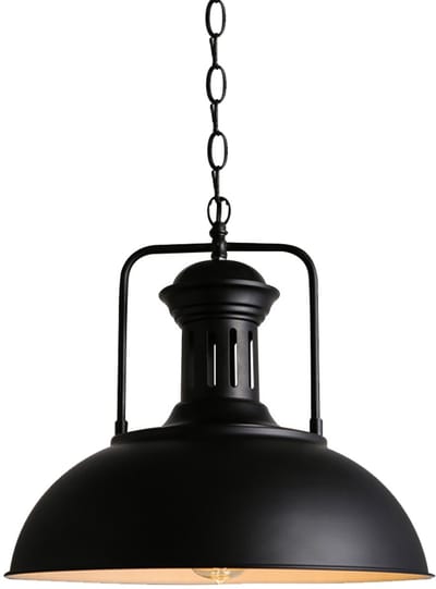 Hanglamp Slaapkamer Industriële E27 Kroonluchter Woonkamer Plafondlamp Zwart Wit