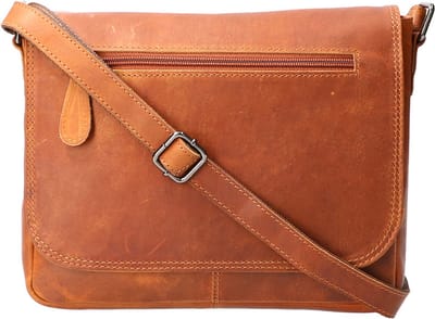 Shoulder flap bag natural