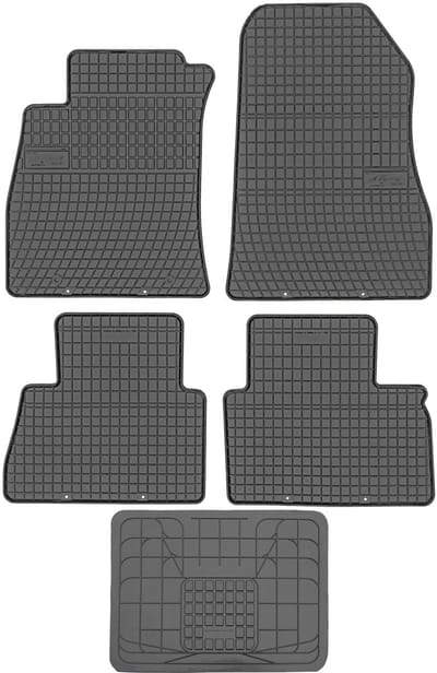 Frogum El Toro Serie - Nissan Juke I 2010-2019 - Rubbermatten - Zwarte Kleur - Zonder Stoppen