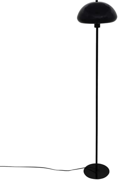 Atmosphera Vloerlamp Savio - metaal - zwart - H140 cm - Leeslamp - Designlamp - statief lamp