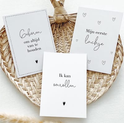 20 trendy baby mijlpaalkaarten - A6 formaat - milestone baby cards - cadeau zwangerschap - kado zwangerschap - babyshower cadeau - hoera zwanger - kraamcadeaus - mijlpaalkaarten baby - baby kado - baby cadeau
