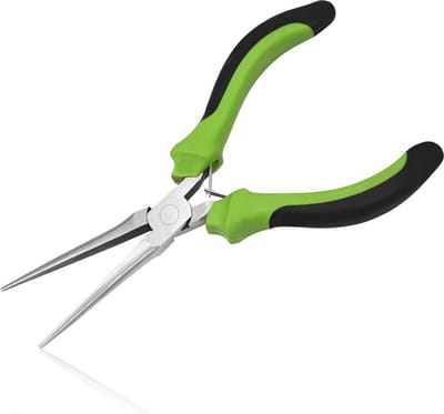 Precisie Naaldtang met Extra Lange Taps – Sieraden Maken en Kleine Objecten Grijpen