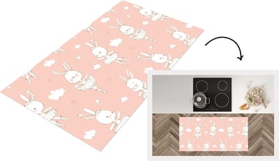 Keukenloper - Loper keuken - Konijn - Ballerina - Patronen - 120x60 cm - Keukenloper vinyl