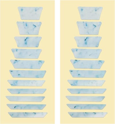 Dailygoods - 22 Stuks Gitaar Fret Marker Inlay Stickers voor Decoratie