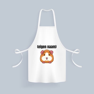 Akyol - hamster met eigen naam Keukenschort - Hamster - hamster liefhebbers - iemand die houdt van hamsters - verjaardag - cadeau - kado - 82 bij 71 cm