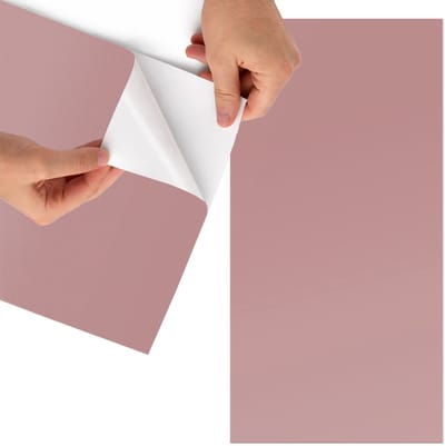 Tulup Meubelfolie - Pastelroze Decoratiefolie - 65x130 cm - Roze Meubelfolie - Decoratiefolie - Minimalist Meubelfolie - Meubel Wrap Folie - Woonkamer decoratie - Achtergronden en patronen