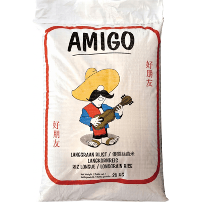Amigo Rijst Hoge Kwaliteit Zijderijst 20kg