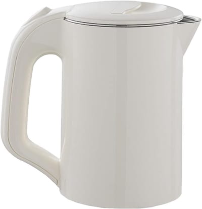 Reisketel Temperatuurregeling - Compacte Waterkoker - Snel Drankjes Maken - Droogkookbeveiliging - 05 Liter - Wit