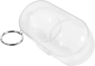 Opbergtas Pingpongballen - Tafeltennis Container - Sport Accessoires - Transparant Ontwerp - Capaciteit 2 Ballen - Transparant