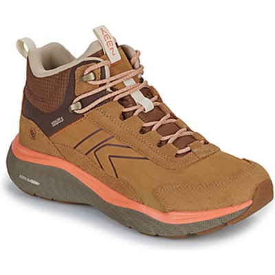 Keen - Leiki Mid Leather Dames Wandelschoenen Chipmunk/Bison - Maat 37