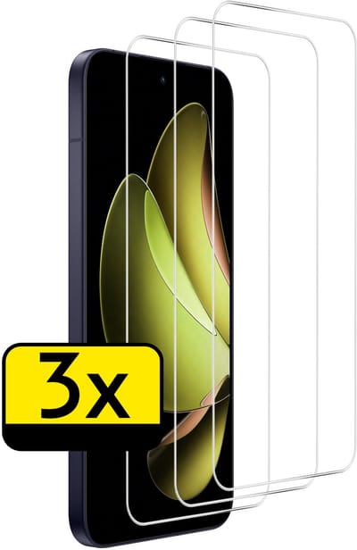 Screenprotector - Geschikt voor Oppo Reno 13 - 3 Stuks - Extra Sterk - Beschermglas - Gehard Glas - Tempered Glass - Screen Protector
