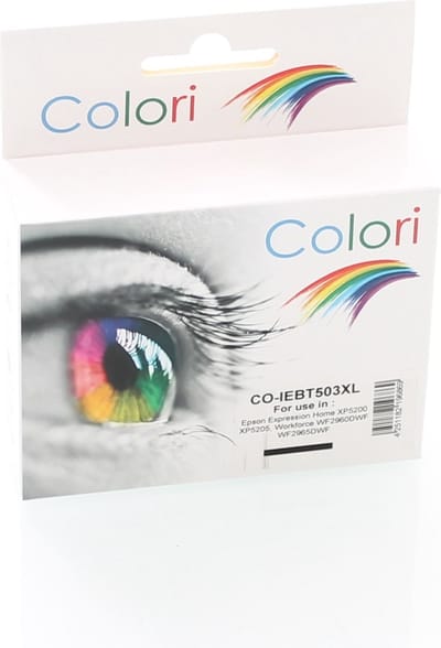 Colori huismerk inkt cartridge geschikt voor Epson 503XL Zwart Expression Home XP5200 XP5205 Workforce WF2960DWF WF2965DWF