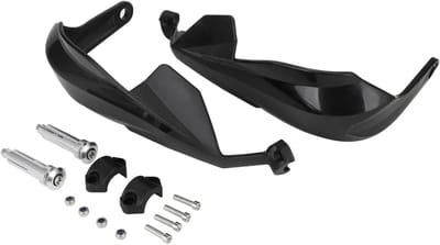 Handkappen Motor - Stuurbescherming Set - Veiliger Rijden - Dubbele Schroefbevestiging - Universeel - Zwart