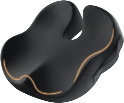 TIM® Wigkussen - Wigkussen Bed - Matrasverhoger - Zwart - 36cm x 40cm x 1cm; 1 kg