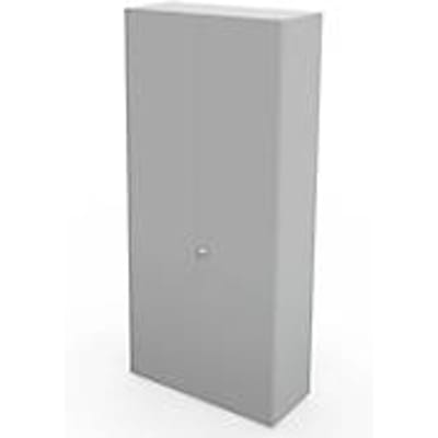 Schäfer Shop Genius Vleugeldeurkast TETRIS WALL, 6 ordnerhoogten, deuraanslag rechts, B 1000 x D 440 x H 2250 mm, lichtgrijs