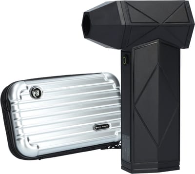 FBT170P - Super power turbo fan - Stofblazer - Verschillende standen en opzetstukken - Stuwkracht van 170 gram - Perslucht - Air duster - USB-C oplaadbaar - LED batterij display - Zwart