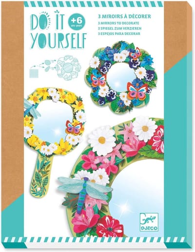 Djeco mozaïeken & stickers Pretty Flowers