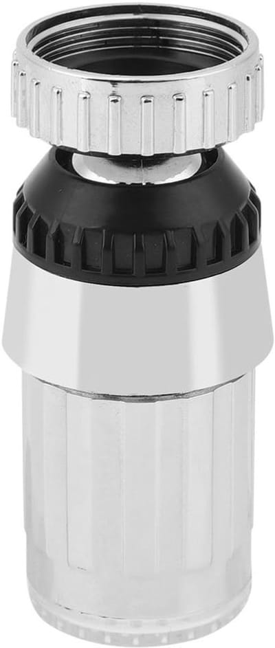 Temperatuur Sensor Kraan Aerator, 360 Graden Rotatable, LED Verlichting, Waterbesparend, Duurzaam ABS Materiaal, 2.8 cm