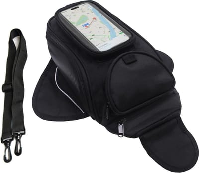 Waterdichte Motor Tas van Oxford met Universele Magnetische Bevestiging en Afneembare Riemen, Ideaal voor Navigatie en Accessoires