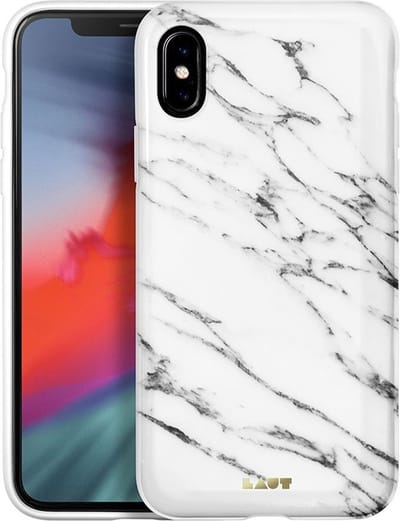 LAUT - Huex-E iPhone XS Max Hoes | wit marmer