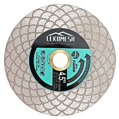 Diamant doorslijpschijf 115 x 22,23 mm - Dubbelzijdige schijf voor porselein, keramiek, marmer en graniet