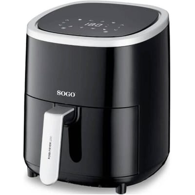 SOGO Human Technology FRE-SS-10865 Airfryer 3.5 l 1200 W Zwart, Zilver