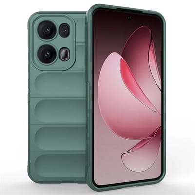 MobyDefend Hoesje - Geschikt voor Oppo Reno13 Pro - TPU Gripcase - Groen
